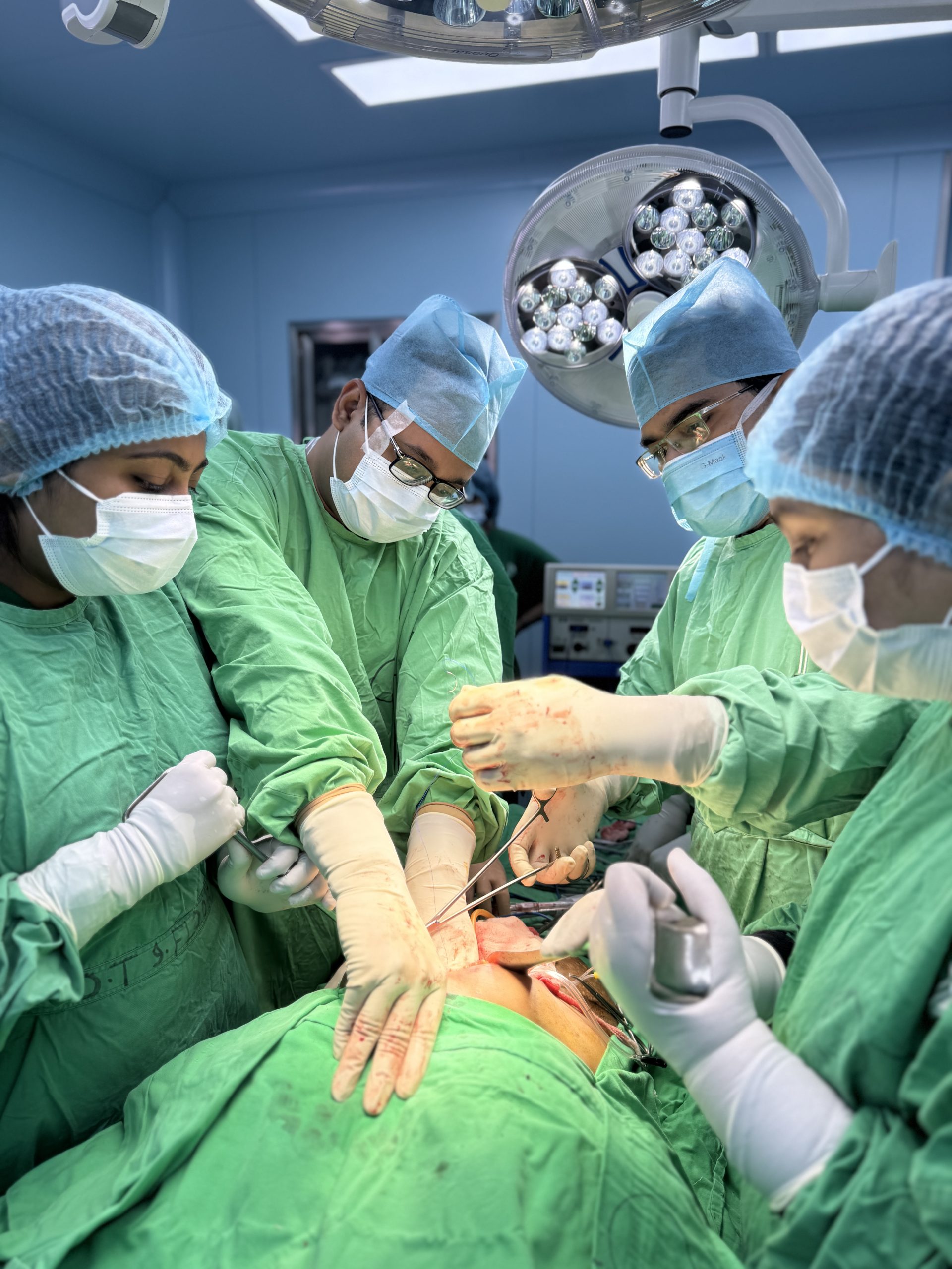 Hepatobiliary specialist Dr. Arefin consulting a patient in Dhanmondi