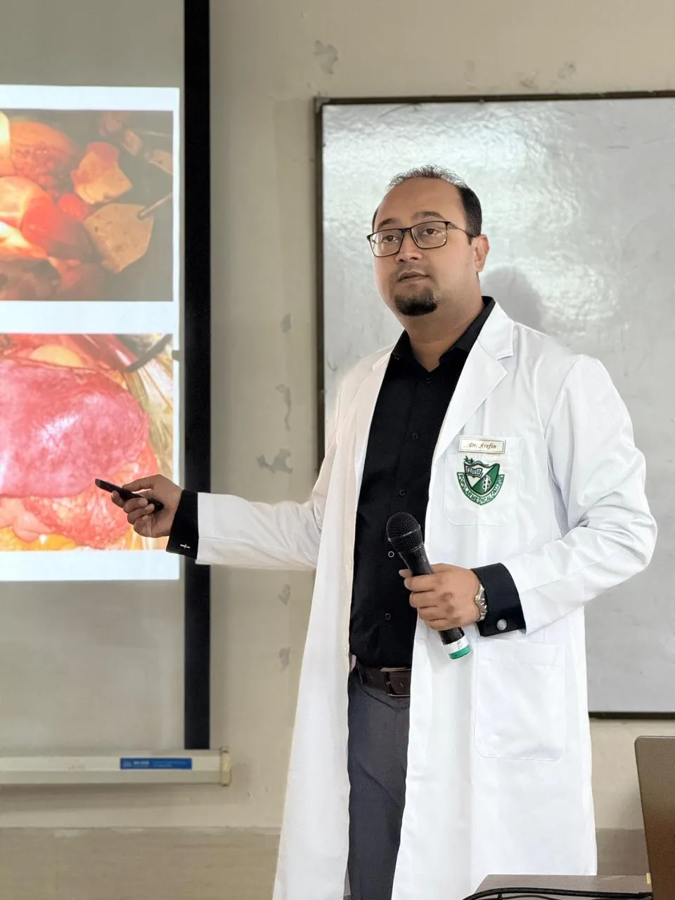 Dr. Murshidul Arefin hepatobiliary surgery lecture training, Dhaka
