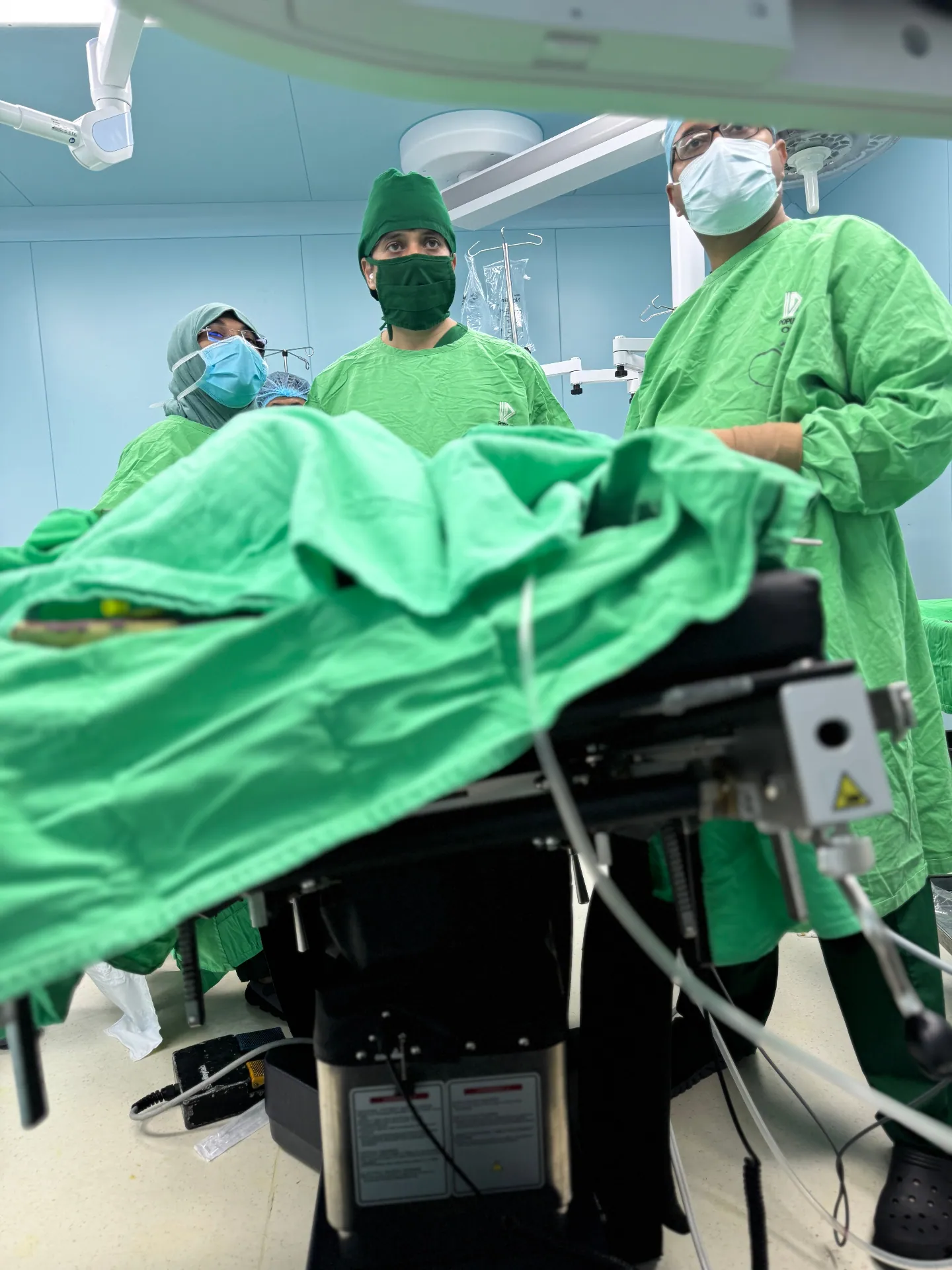 Dr. Murshidul Arefin surgical team in operation theater